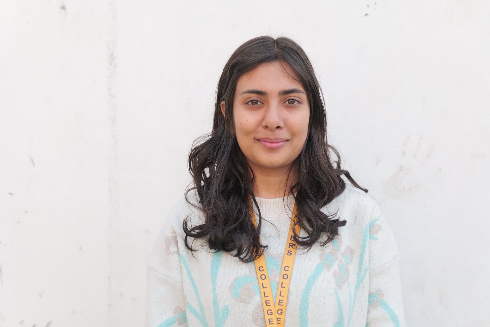 A portrait of Prasamsha Pudasaini